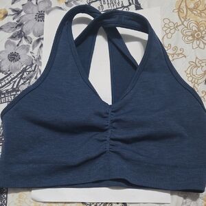 Alphalete Seamless Sports Bra - Blue